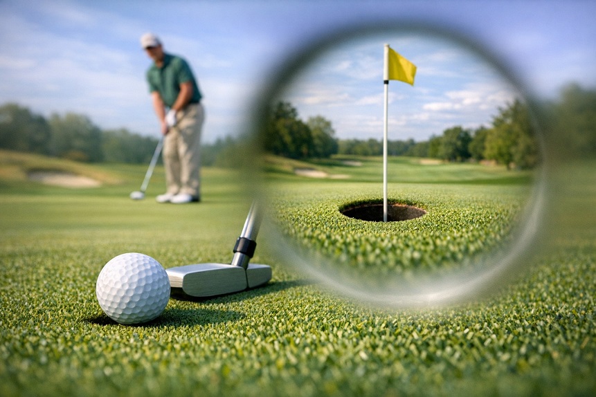 golf and visual acuity