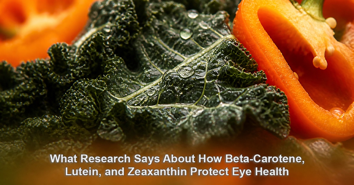 beta-carotene lutein zeaxanthin protect eye health