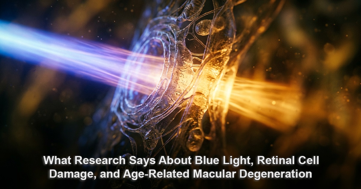 blue light retinal cell damage age-related macular degeneration