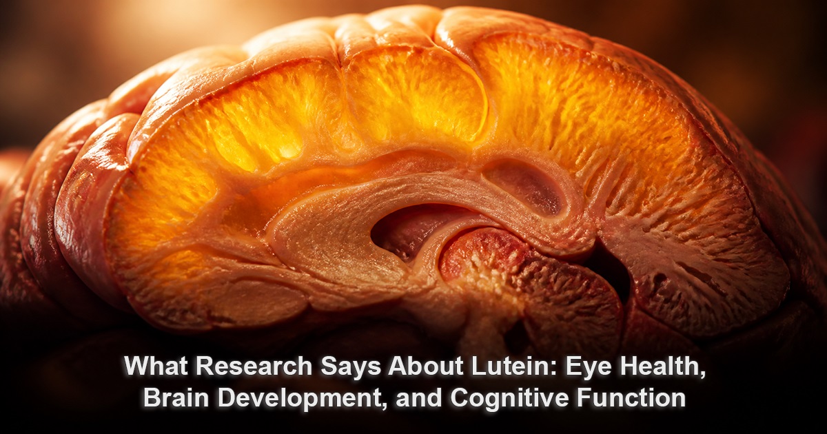 lutein across lifespan eye health cognition