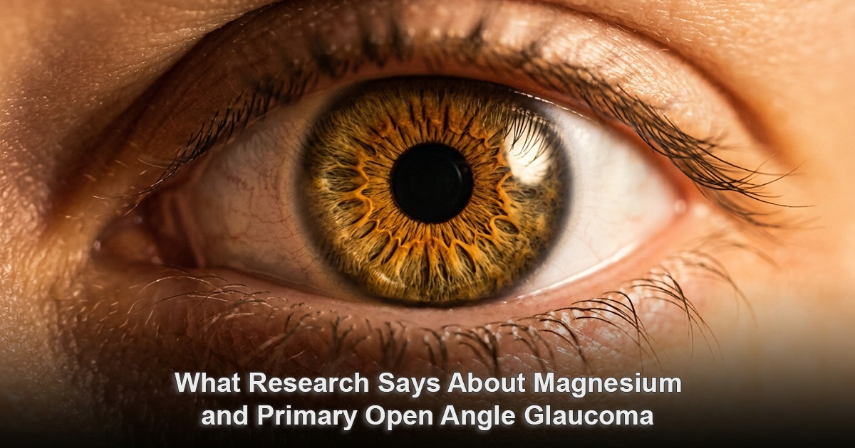 magnesium and primary open angle glaucoma