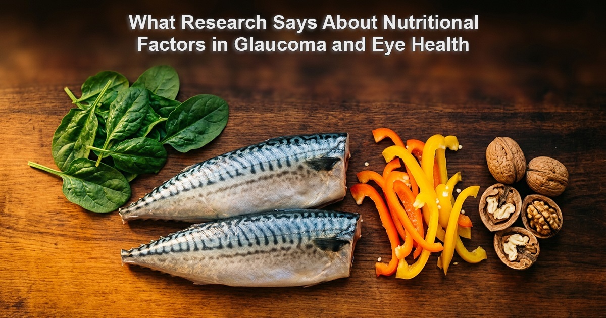 nutritional factors glaucoma eye health