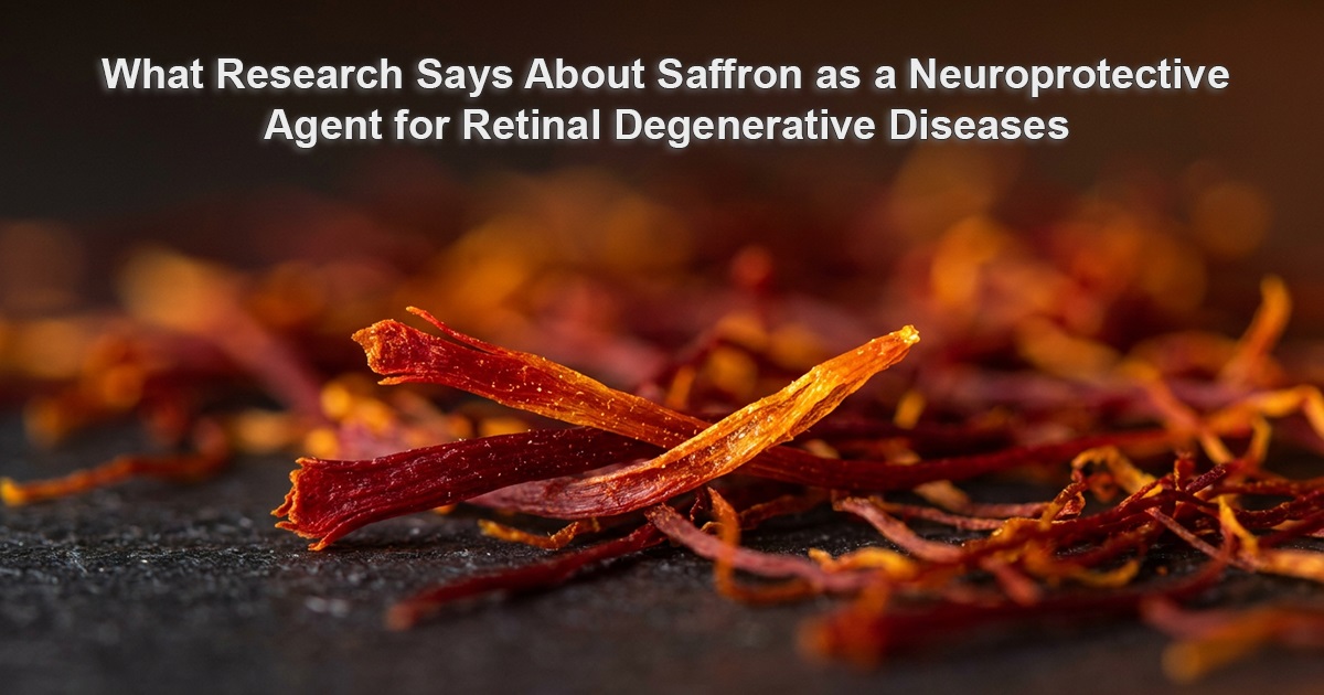 saffron as neuroprotective agent retinal degenerative diseases