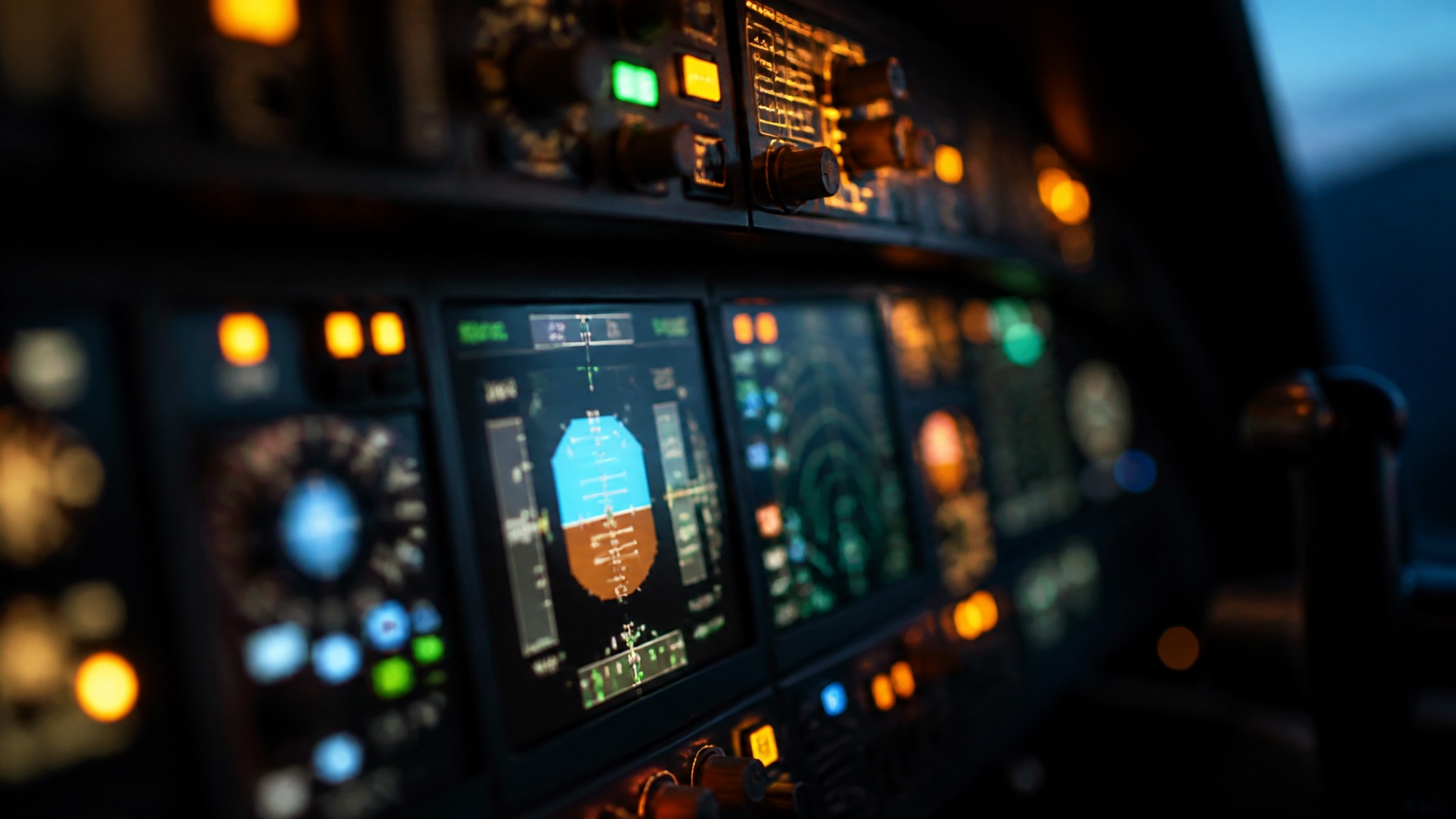 cockpit instrument panel