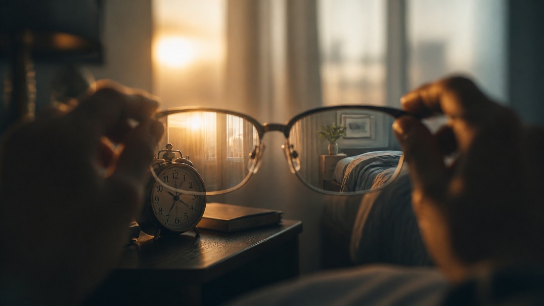 vision blurry in morning