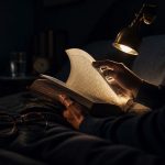 reading in dark damages eyes